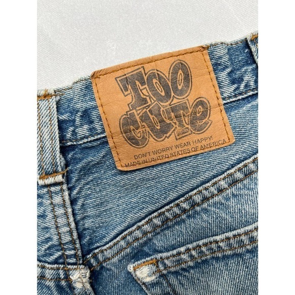 𝅺VERY RARE Too Cute x Guetta Brothers Vintage Droopy Dog Levi’s Shorts - Picture 3 of 13